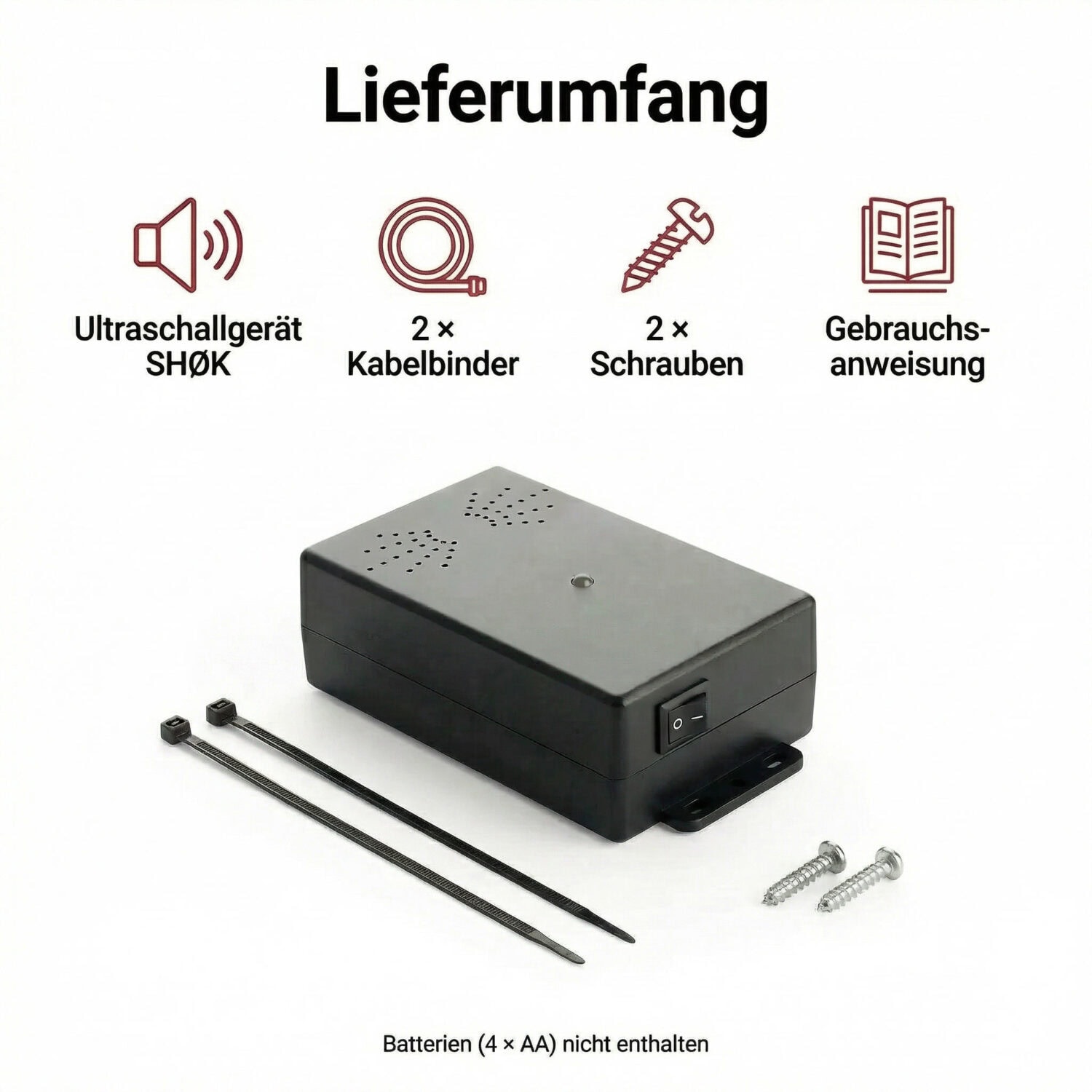 SHØK Lieferumfang